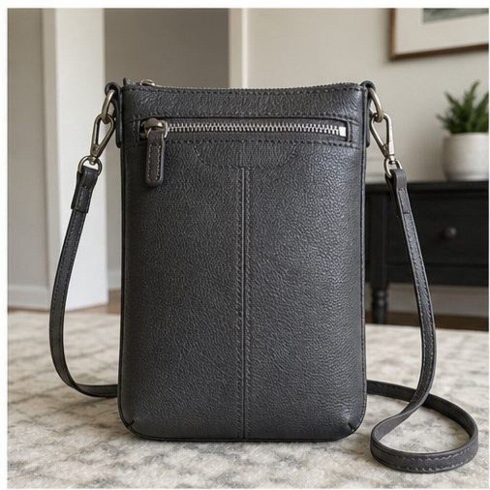 Stone Pebbled Crossbody Bag